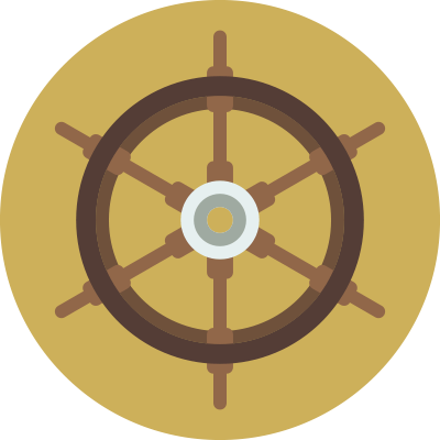 icon of a ship's wheel