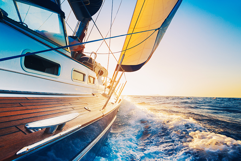 Sailboat Sunset - marine insurance - boat insurance - st pete waters